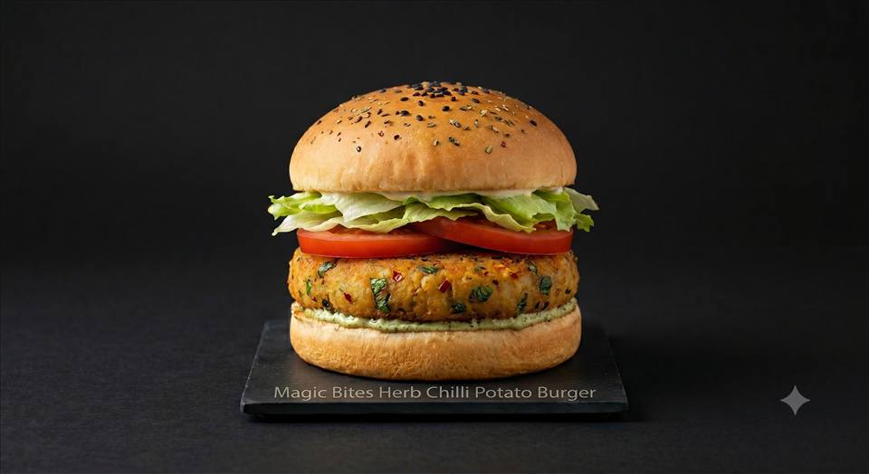 Herb Chilli Potato Burger